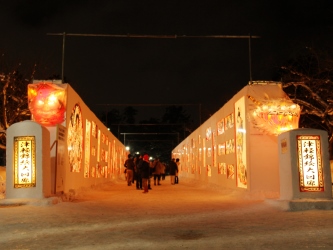 弘前城雪燈籠まつり２
